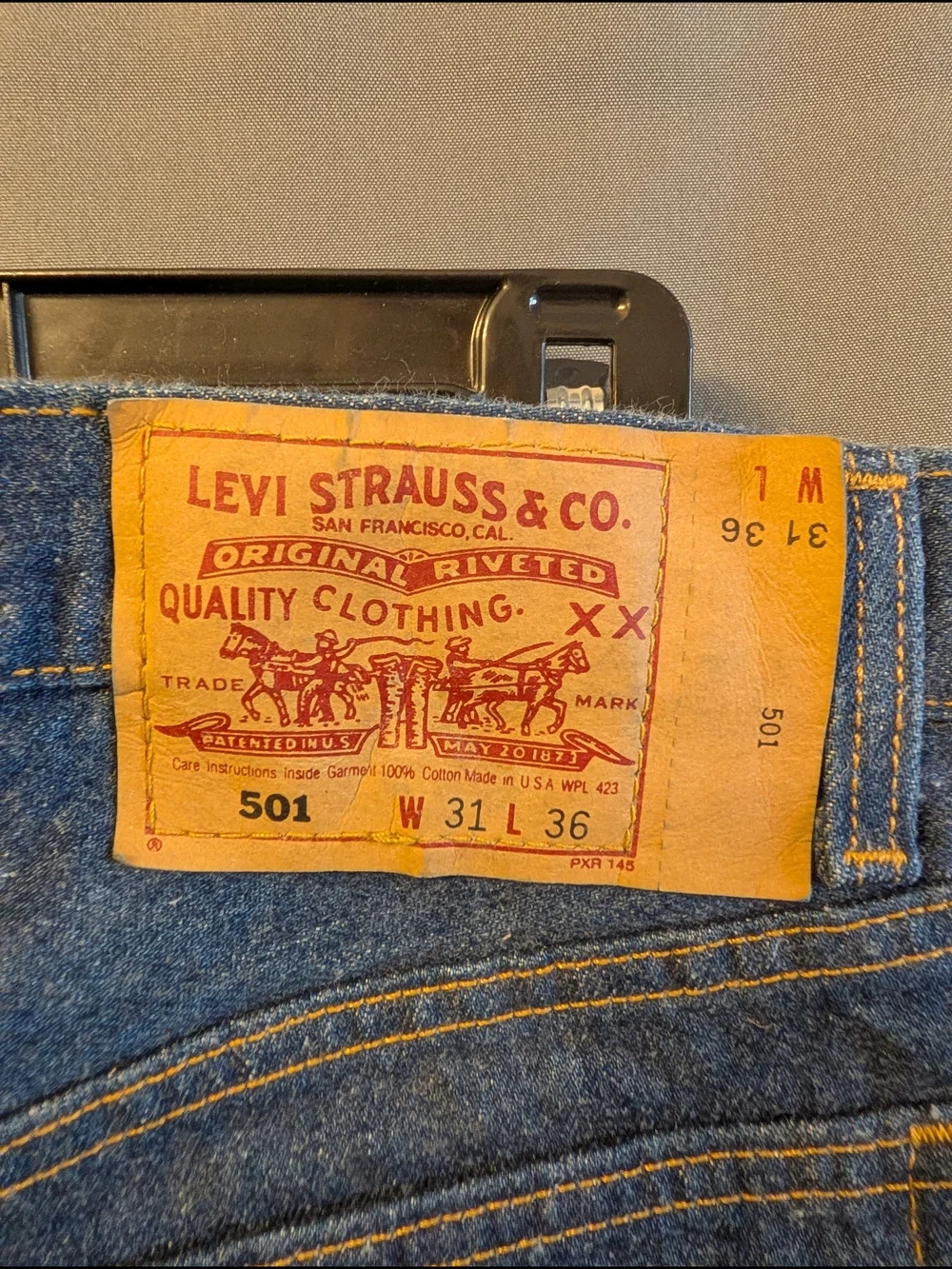 VTG 90s Levi's 501 Deadstock NWT Made in USA 31x36 Preshrunk